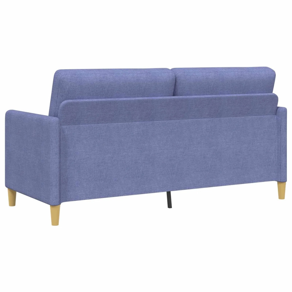 Set di Divani con Storage 2 pz Blu jeans Poliestere 3429245