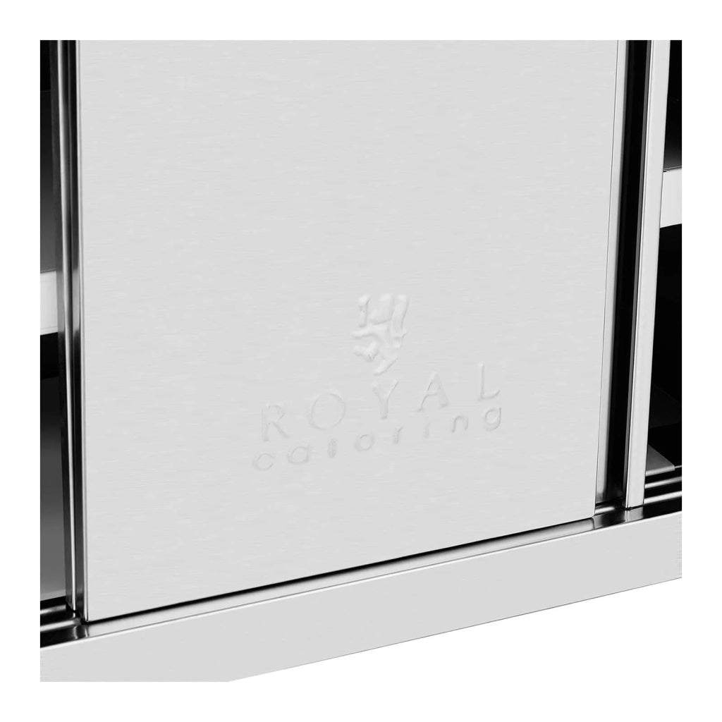 Pensile in acciaio inox pensile con ante scorrevoli pensile da cucina pensile in acciaio inox 900 x 400 x 500 mm portata 60 kg 14_0005002