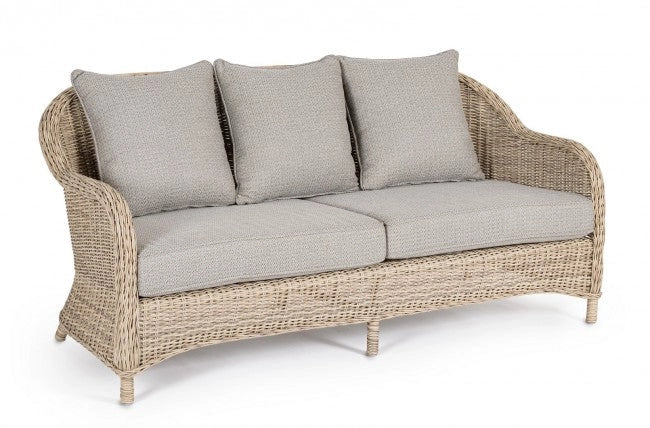 Divano 3 Posti 175x82x83h cm con Cuscini Aditya New