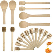 Set di affilatrici in legno - 2x 15cm/2x 10cm/10x 8cm - Affilatrici in legno antiscivolo - Leggero - Materiale duraturo - Affilatrice in legno