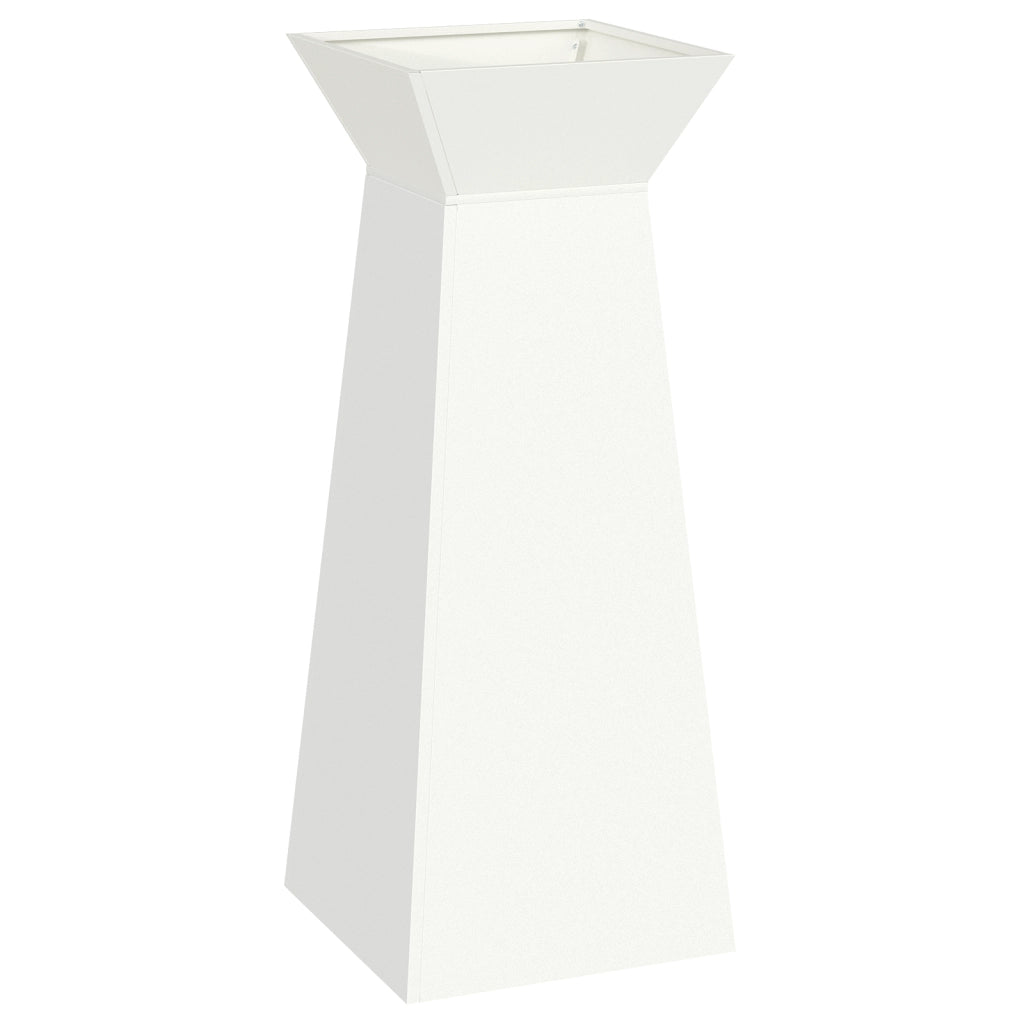 Supporto per Piante a Forma di Cono Bianco Plastica Grande