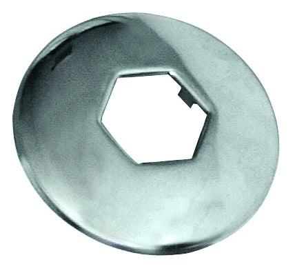 ROSONE ESAGONALE ACCIAIO INOX  Ø foro 1/2. 10.00 pz