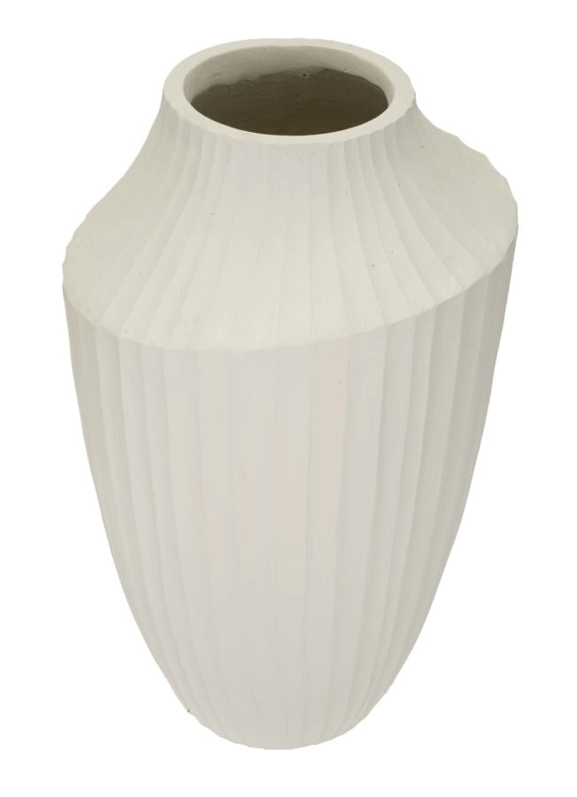Vaso Ice Ø28,5x50,5 cm in Mgo Crema