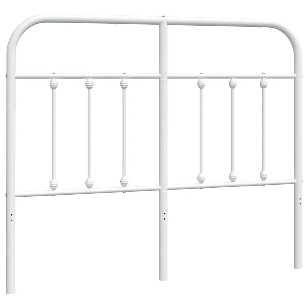 Testiera di Ricambio in Metallo Bianco 120 cm 352658