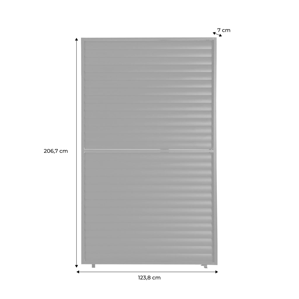 Persiana a lamelle orientabili 1.3m per pergola palace, antracite
