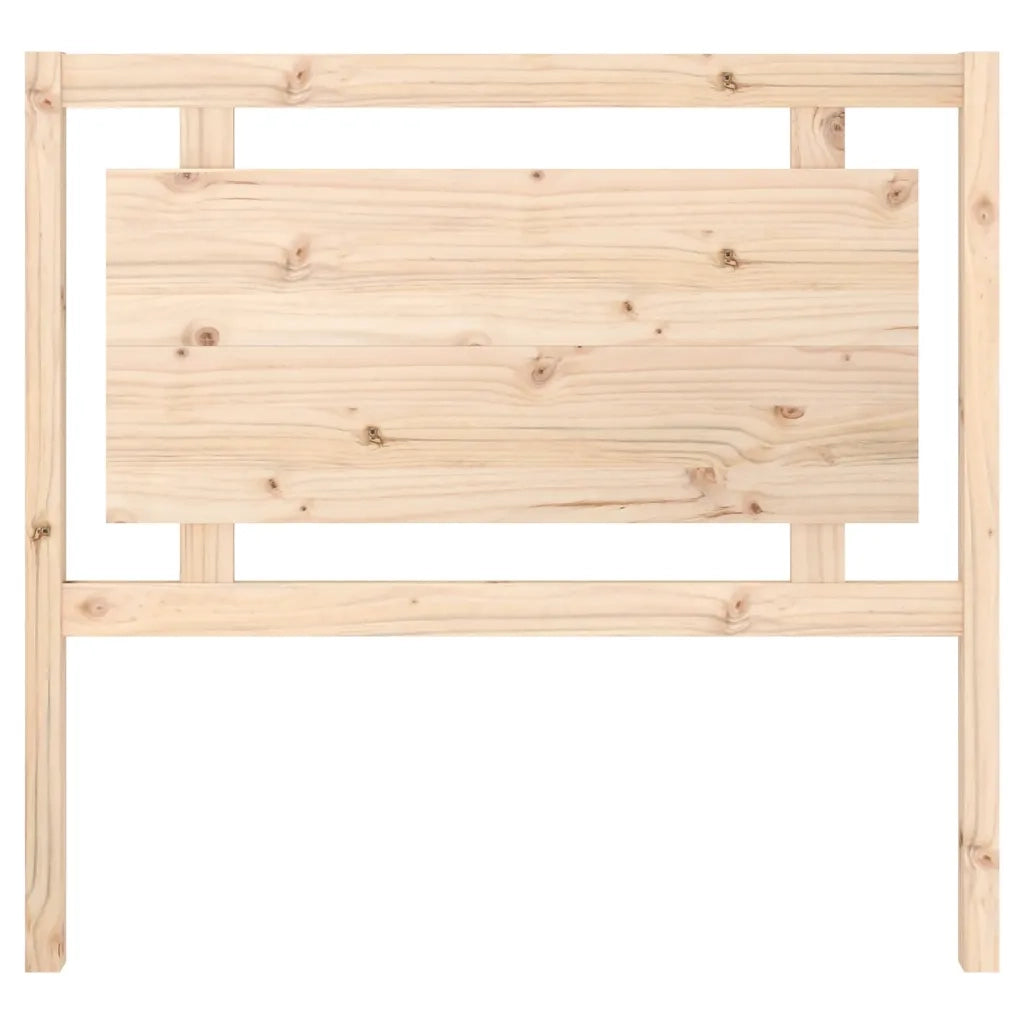 Testiera per Letto 105,5x4x100 cm in Legno Massello di Pino 817925