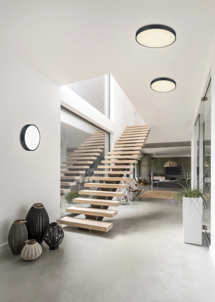 Plafoniera LED Trio WACO nero/bianco 49,5cm 52W 2700-6000K