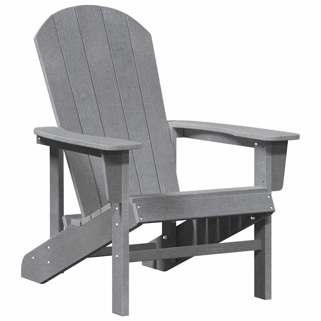 Sedia da Giardino 3 pcs Grigio chiaro Polietilene 3335833