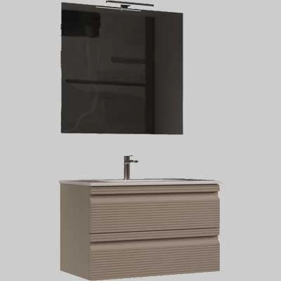 BASE SOSPESA LISA CM 80 ROVERE ALBA - 1 pezzi - Idroweb