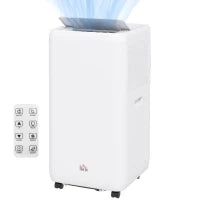 Condizionatore Portatile 1250W con 5 Modalità e Timer 24h, 35.5x35x70 cm, Bianco