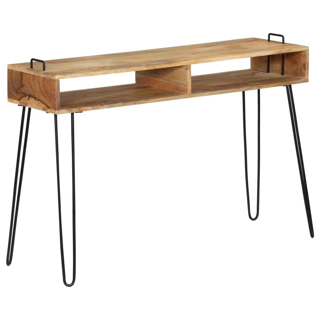 Buffet credenza mobiletto consolle mobile contenitore legno massello di mango 115 cm 4402227