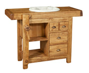 Biscottini MOBILE DA BAGNO IN LEGNO MASSELLO E MARMO MADE IN ITALY Questo elegante, solido