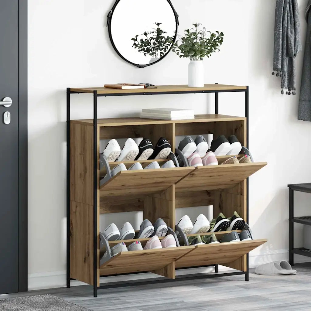 Mobile per scarpe Rovere artigianale 100 x 34 x 112 cm 3365548