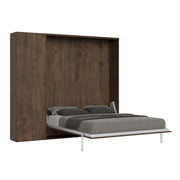 Letto a scomparsa 160 verticale Kentaro con colonna - Noce