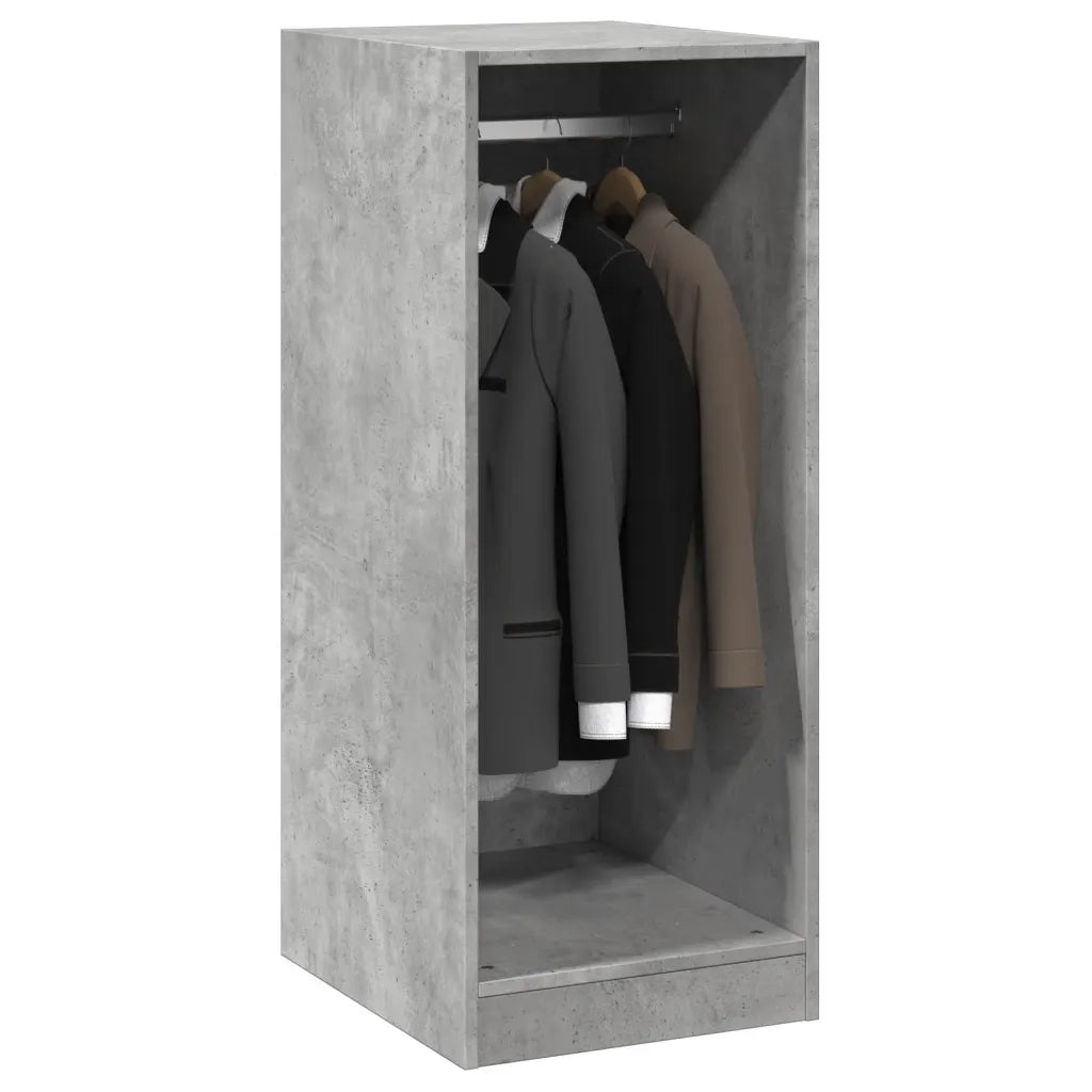 Armadio Grigio Cemento 48x41x102 cm in Legno Multistrato 840817