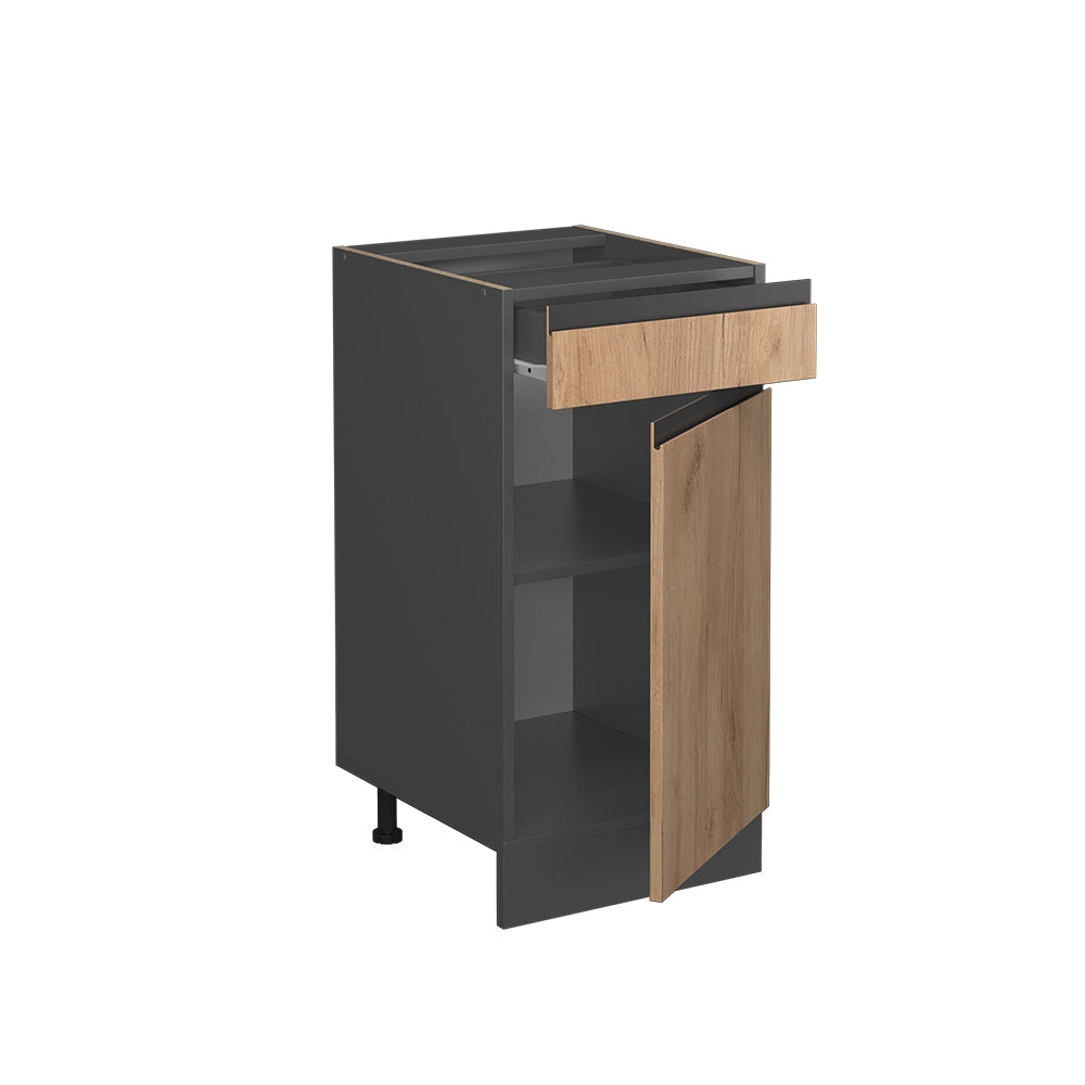 Vicco Mobiletto base per cucina Quercia dorata 40 cm PL Marmo