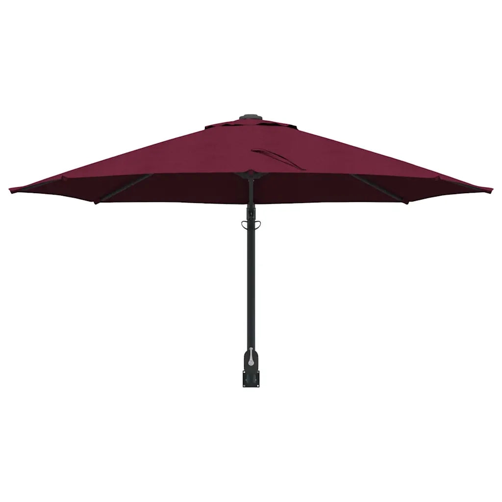Ombrello da giardino-Ombrellone da spiaggia Rosso Bordeaux 248 x 248 x 148 cm 403855