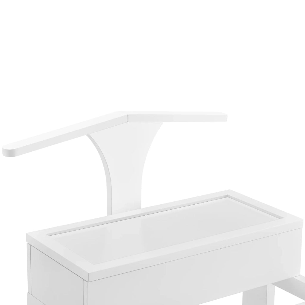 Servomuto apribile con 4 tasche 110 cm MDF bianco 03_0004519