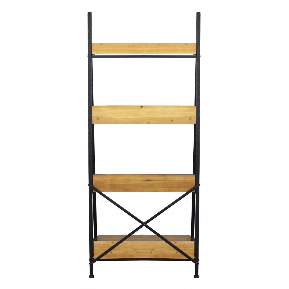 Mobile  Basil 62x49,5x147 h cm in Truciolare bilaminato Marrone