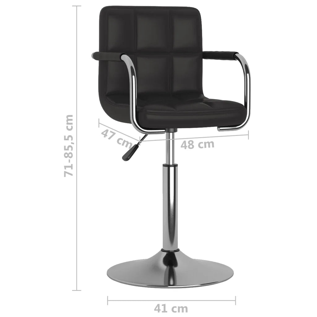 Sgabello da Bar Nero in Similpelle 334564