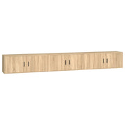 Mobili Porta TV a Parete 3 pz | Armadietto TV | Mobile Porta TV Rovere Sonoma 100x34,5x40 cm