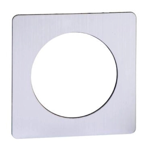 TARGHETTA COMMUTATORE A CAMME NON CONTRASSEGNATA - 45 X 45 MM