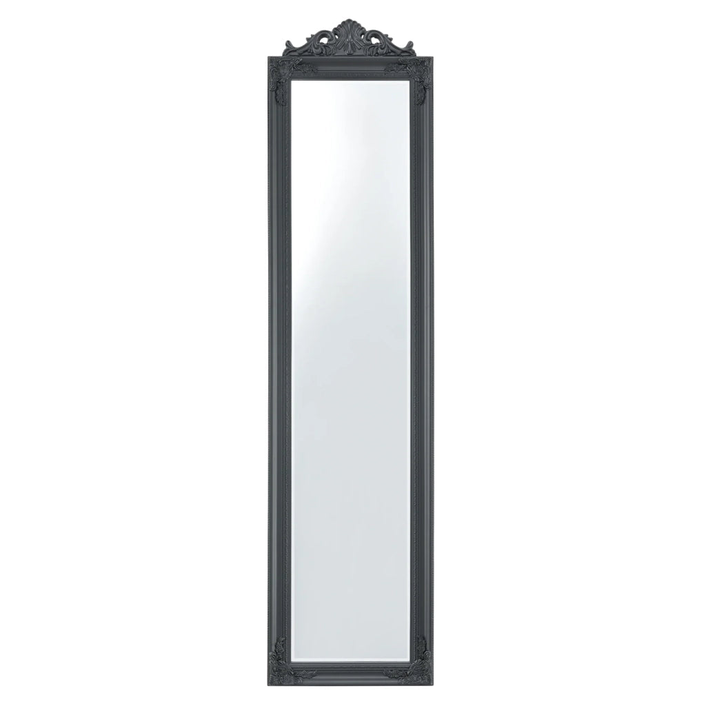 Specchio da terra inclinabile 160 x 40 cm grigio scuro 03_0007963