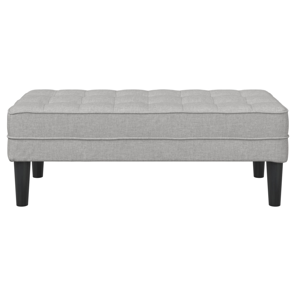 Panca  Grigio Nuvola 113x57x39 cm Tessuto