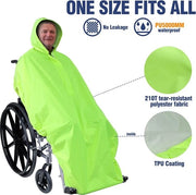 Coperta per sedia a rotelle per calore e comforto - copri sedia a rotelle, copri piedi per sedia a rotelle, copri sedia a rotelle con imbottitura calda per utenti di sedia a rotelle, poncho per sedia a rotelle