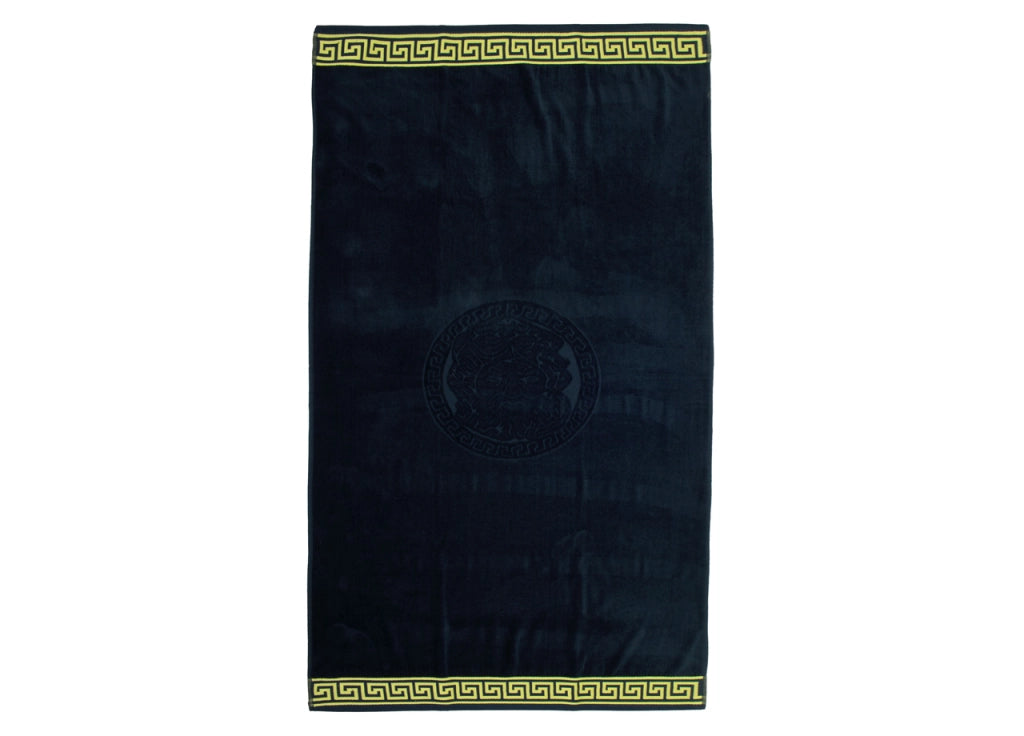 Telo Mare Jacquard Spugna Asciugamano Spiaggia Disegno New Cameo - Telo Mare - Nero
