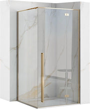 Douchecabine Rechthoek 80X100 U - 195 cm - Goud