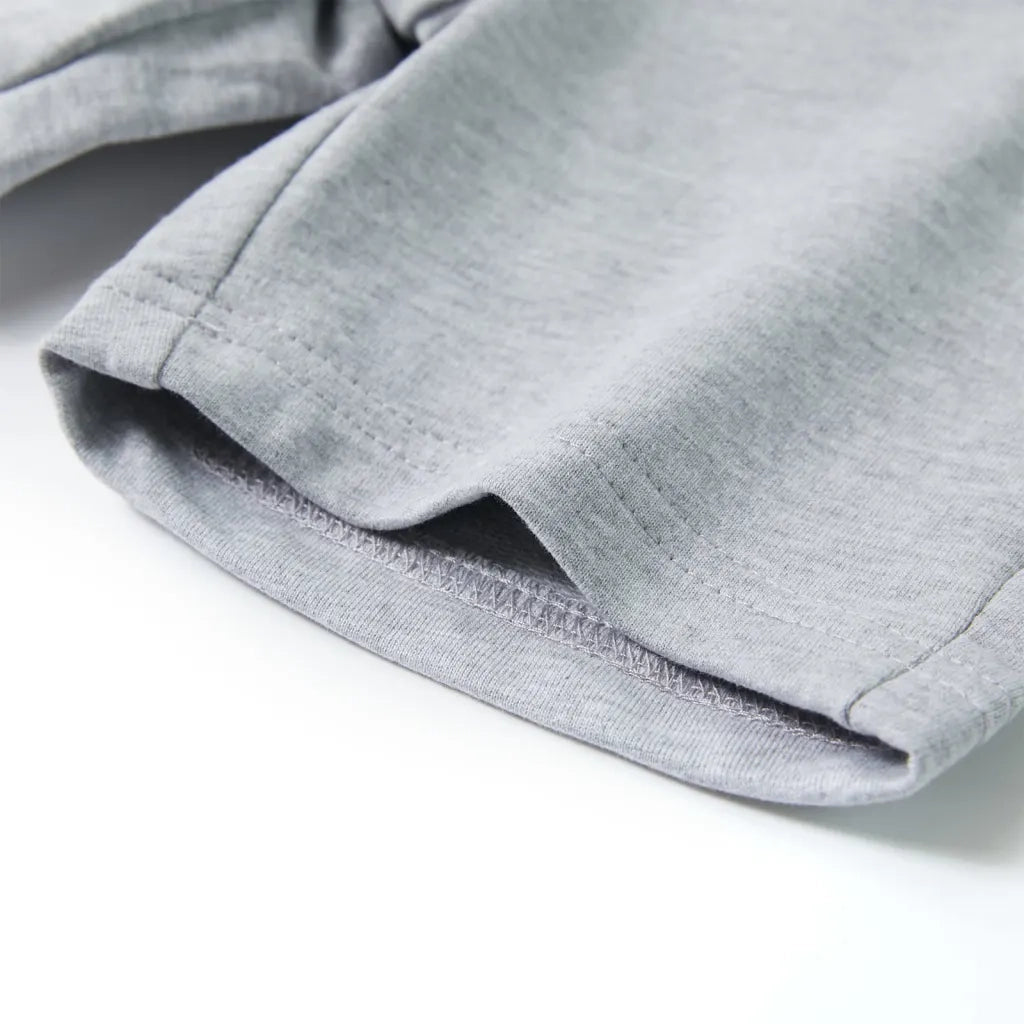 Pantaloncini per Bambini con Coulisse Grigio 104 CFW7630685