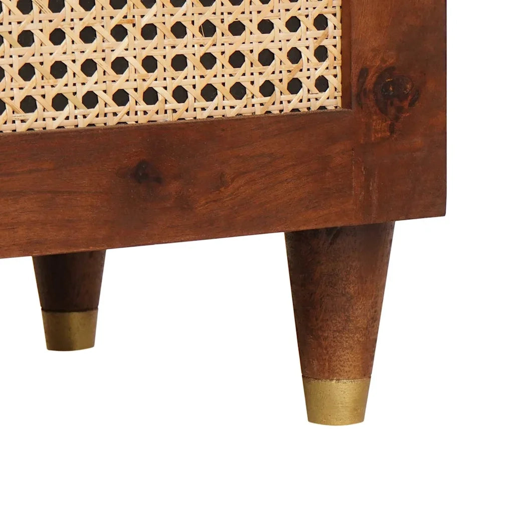 Credenza con Cassetto-Buffet-Armadio da cucina con porta Marrone 38 x 33.5 x 160 cm