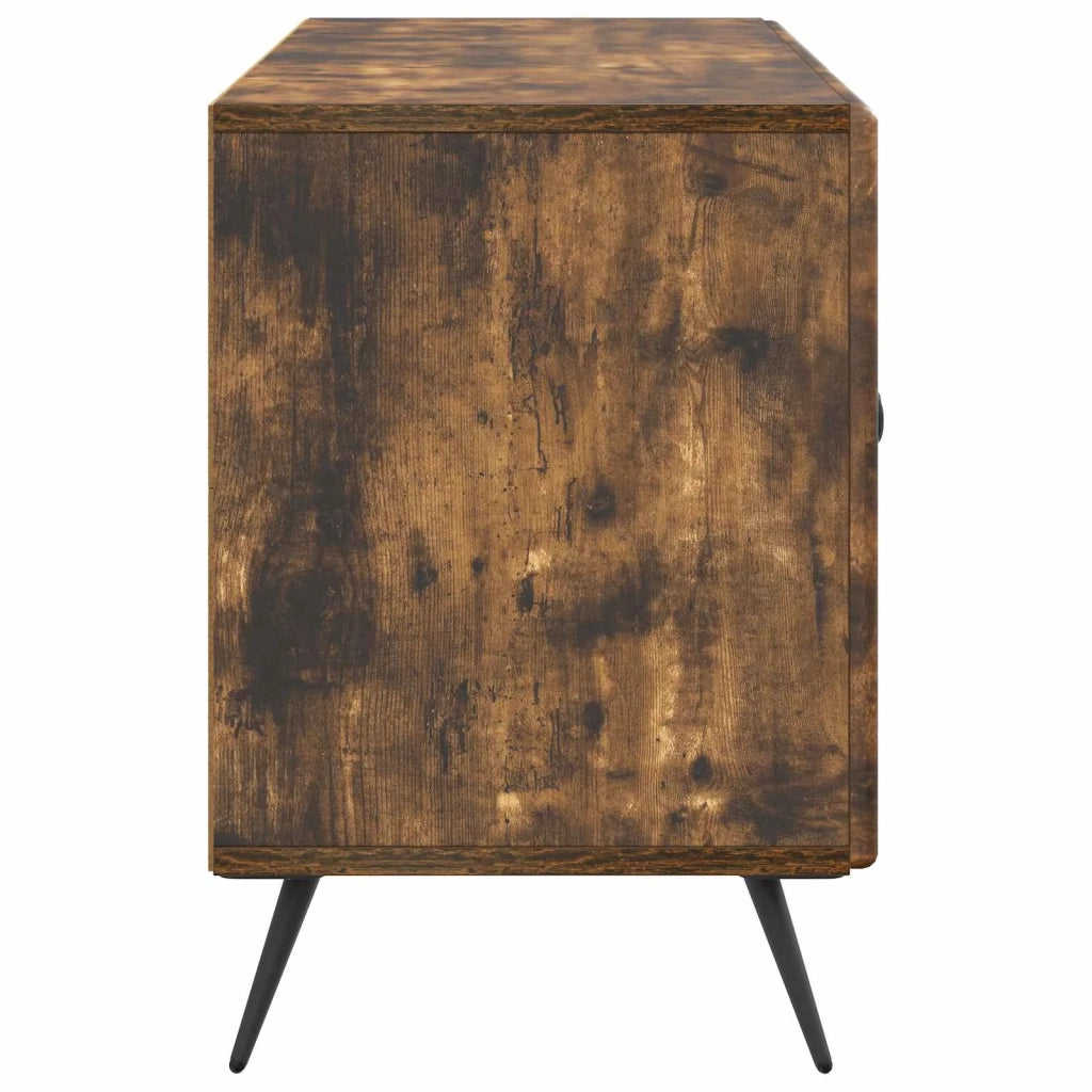 Mobile TV Rovere Fumo 99 x 34,5 x 50 cm Legno ingegnerizzato