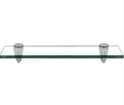 Raccoglitore per bagno - tavola doccia - tavola vetrata - raccoglitore bagno vetrato - tavola doccia vetrata - montaggio a parete - 40 x 10 cm Vetro trasparente