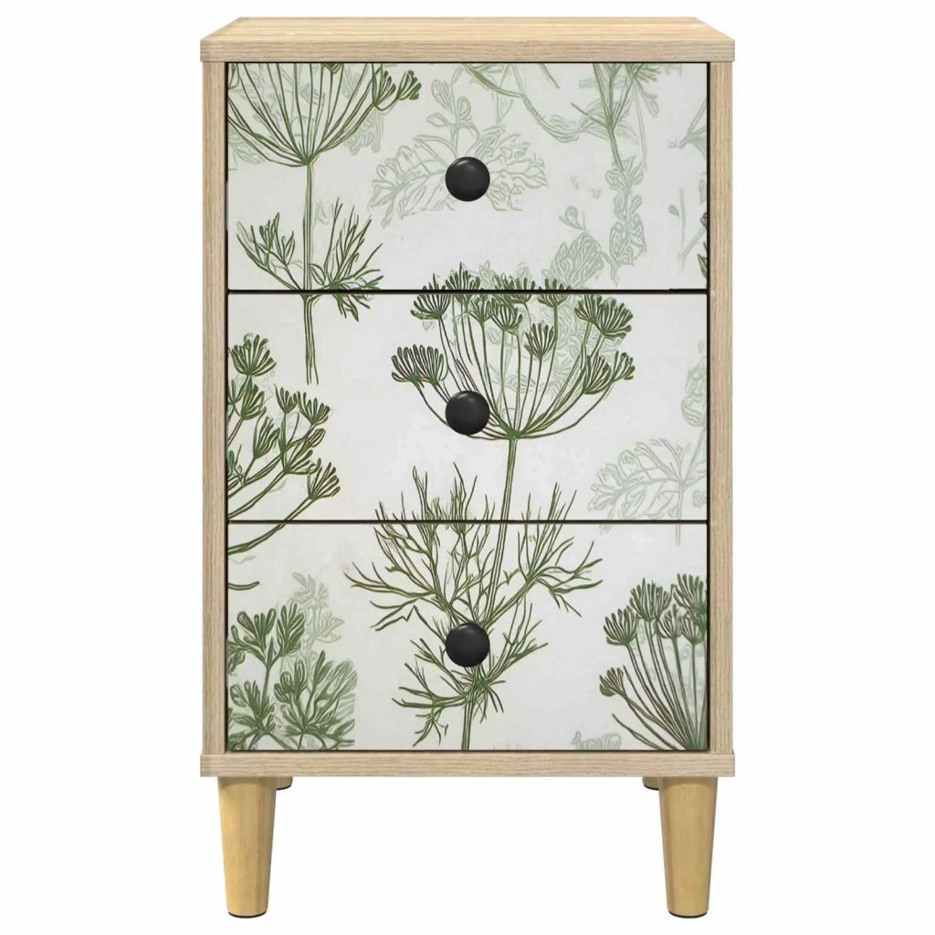 Armadio da Notte GOTHA Rovere Sonoma 36 x 33 x 60 cm 8007307