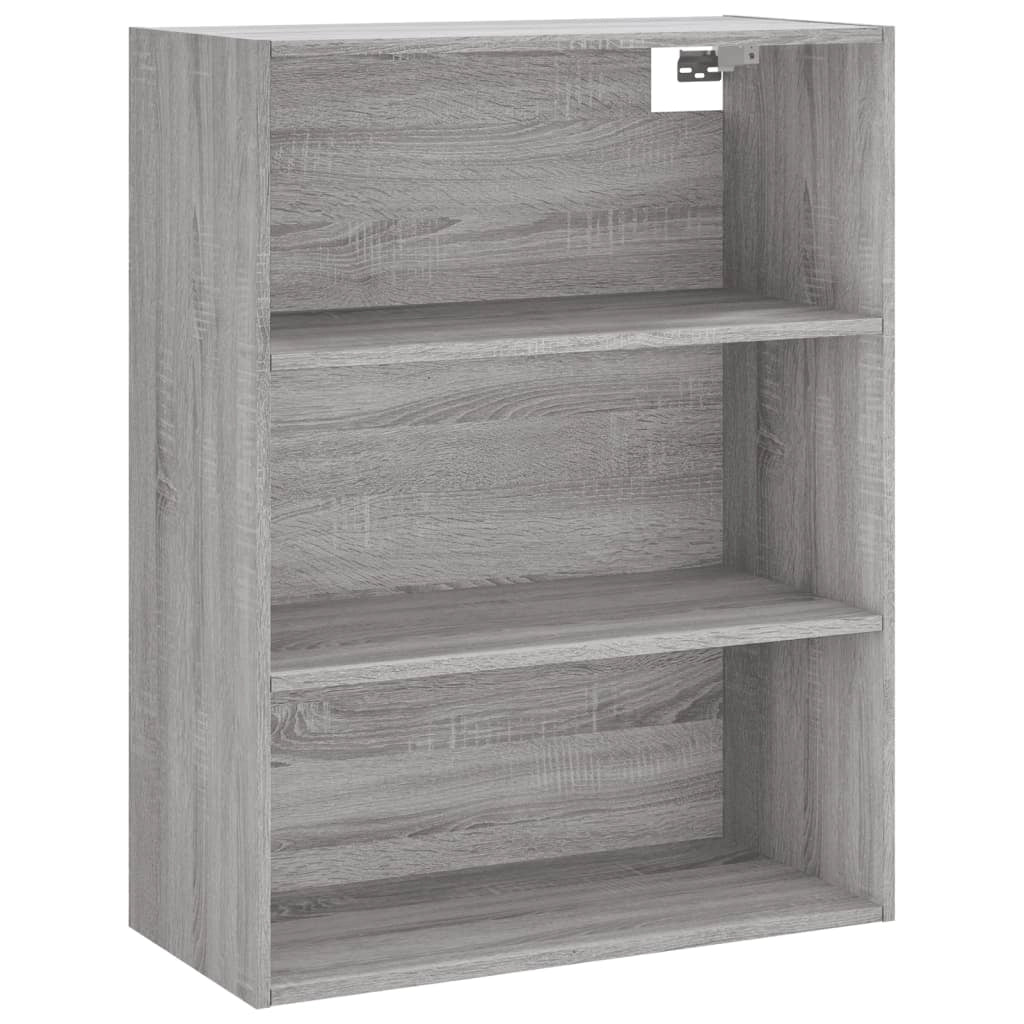Buffet credenza cassettiera armadio mobile contenitore organizer cucina soggiorno salotto rovere Sonoma alto 69,5 x 34 x 180 cm legno ingegnerizzato grigio 02_0035426