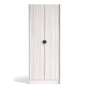 Scarpiera Herdasa effetto bianco stampa doghe bianche 190x70x24
