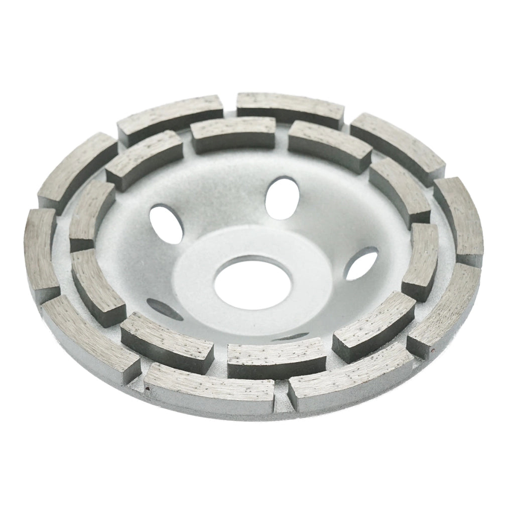 Disco diamantato segmentato 125x22.23mm per levigatura di calcestruzzo, granito e marmo Breckner Germany