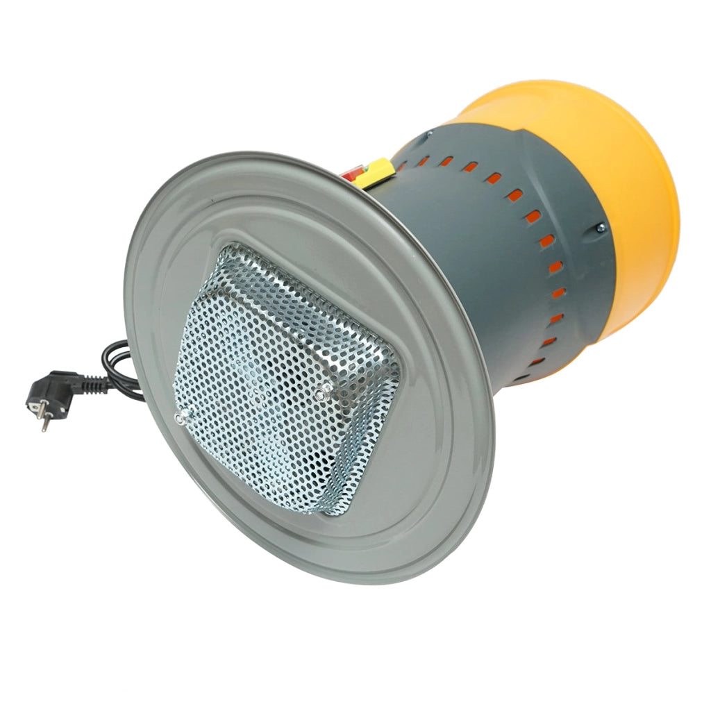 Mulino elettrico per cereali 1 KW, 220V, serbatoio 25L, 19000 giri/min, capacità 240 Kg/h, 5 setacci inclusi