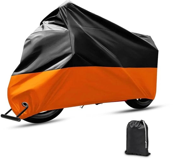 Copertura per Motocicletta Universale - Impermeabile - Antisole - Protezione Antipolvere - Dimensioni XL 230 x 95 x 125 cm - Materiale di Alta Qualità