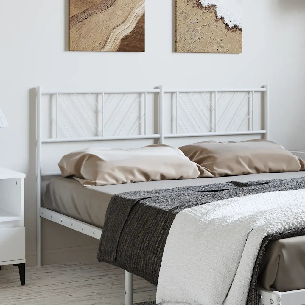 Testiera di Ricambio in Metallo Bianco 150 cm 372262