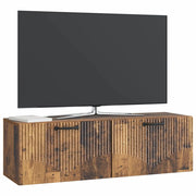 Mobile TV da Muro | Armadietto TV | Mobile Porta TV Legno antico 98 x 31 x 30 cm