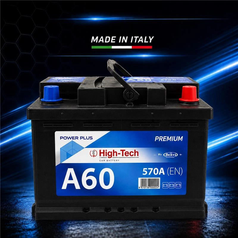 HIGH-TECH BATTERIA AUTO STOP/START 60 AH EN 570