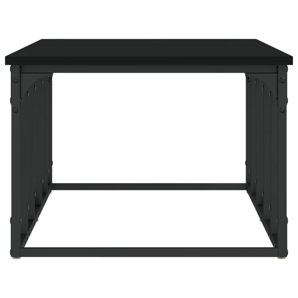 Tavolino da salotto | Tavolino da caff¨¨ | Tavolino da Soggiorno Nero 100x50x35,5 cm in Legno Multistrato
