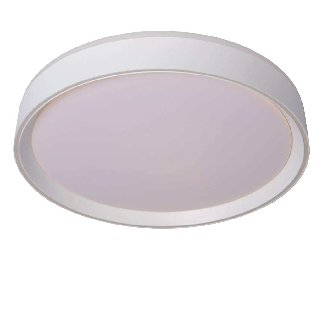 Plafoniera LED 40cm 24W bianca rotonda Lucide Nuria