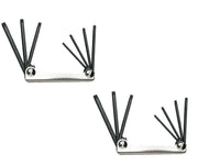 set kit chiavini Torx 8IN1 forati tascabili pieghevole T 10 15 20 25 27 30 40 45