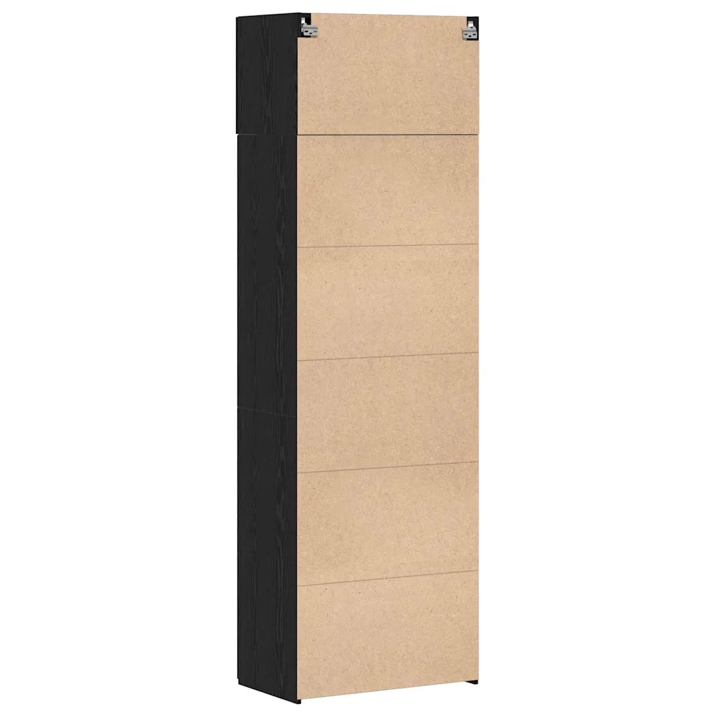 Armadio 3 pz Rovere Nero CFW8703132
