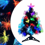 Albero di Natale | Decorazioni natalizie artificiale con 50 LED Verde 64 cm PVC