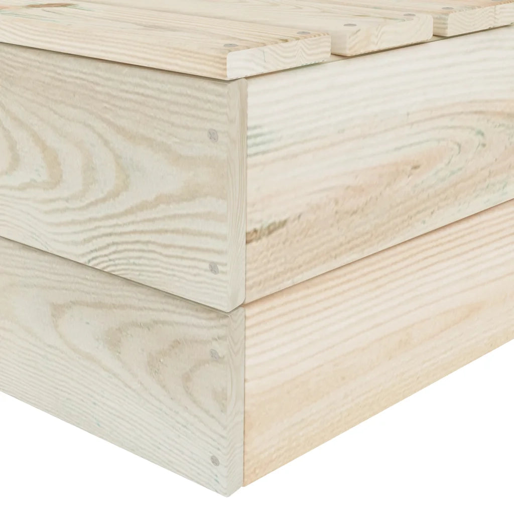 Set Divani da Giardino su Pallet 8 pz in Legno Abete Impregnato 3063727